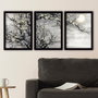 Wallity Cuadro Decorativo Enmarcado Desconocido 3SC118 (3 Piezas)